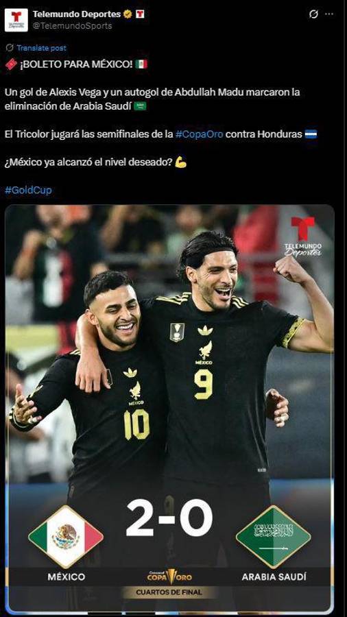 México no juega a nada, Sin convencer: Faitelson y la prensa mexicana molestos; esto dicen de la semifinal ante Honduras