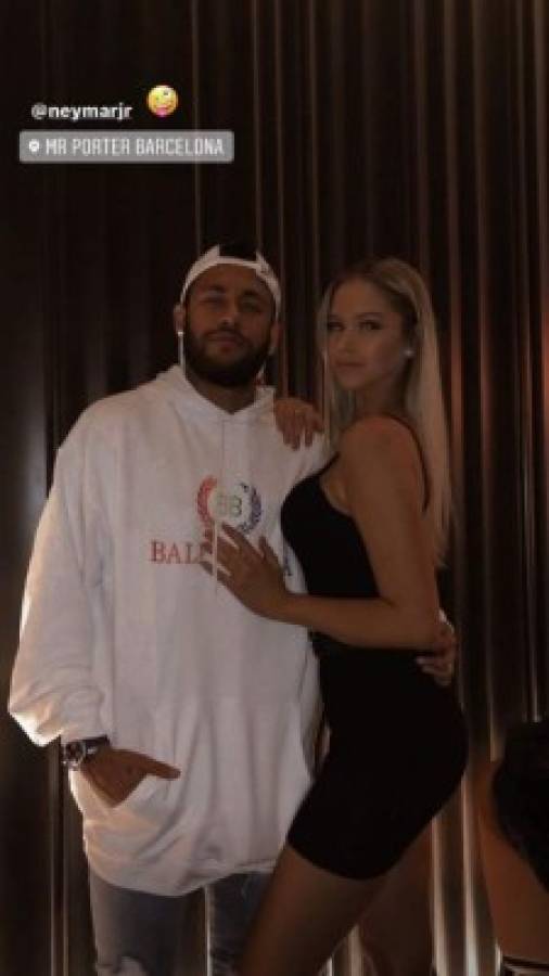 Noa Sáez, la infartante modelo que se fue de fiesta con Neymar en Barcelona