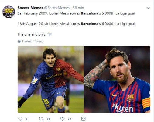 Messi, protagonista de los memes que dejó el Barcelona-Alavés
