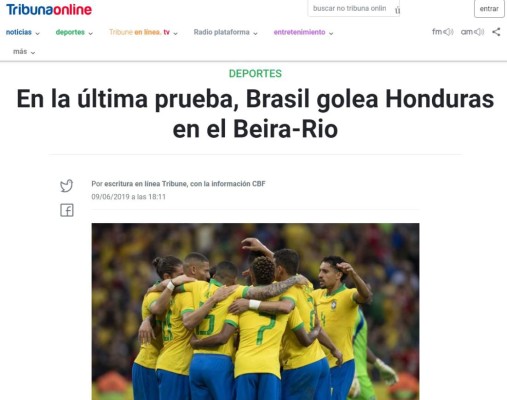 Lo que dice la prensa de Brasil tras el 7-0 a Honduras: 'Golpe y la mayor goleada'