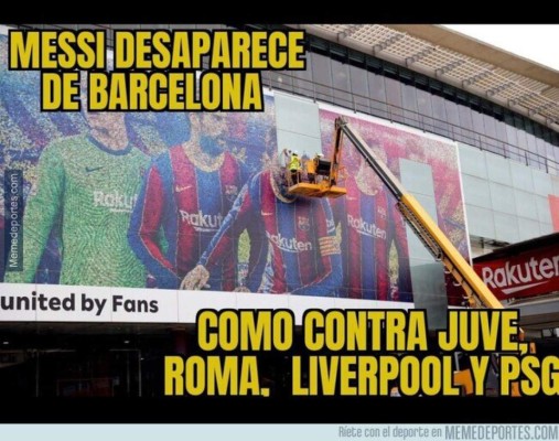 Messi fue anunciado como nuevo jugador del PSG y los memes destrozan al Barcelona