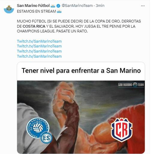 “Dando lástima”, San Marino se burla de Costa Rica y El Salvador: Los jocosos memes que dejó esta jornada en la Copa Oro