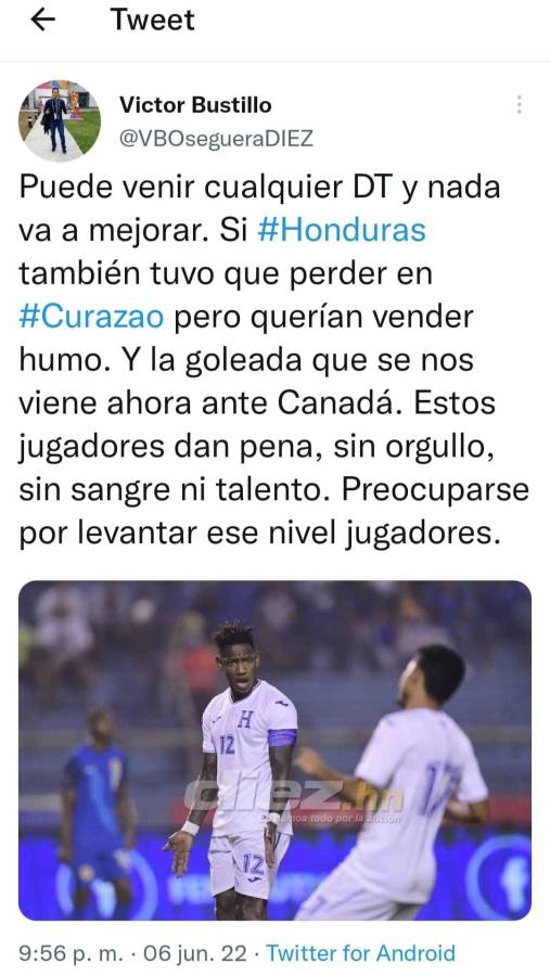 Periodistas estallan tras la humillante derrota de Honduras ante Curazao: “Indignación”, “dan pena” e “incapaces”