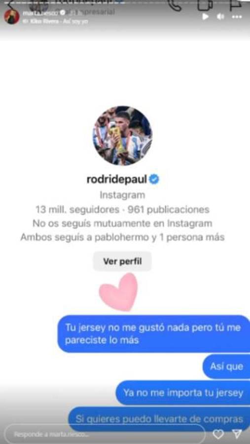 Picante periodista hace atrevida propuesta a Rodrigo De Paul, futbolista argentino del Atlético ¿Cómo lo conoció?
