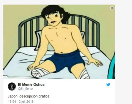 Los divertidos memes que dejó la eliminación de Japón a manos de Bélgica