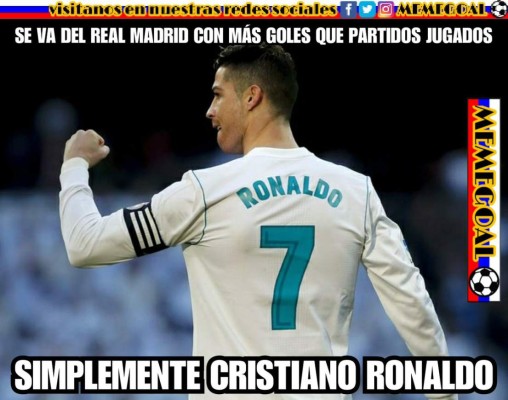 Burlas al Real Madrid: Los memes del traspaso de Cristiano Ronaldo a la Juventus
