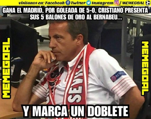 ¡Imperdibles! Los mejores memes de la paliza del Real Madrid al Sevilla