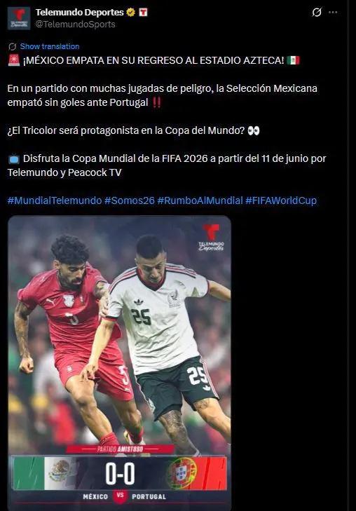 Ya ni duele: la ácida reacción de Faitelson y esto dice la prensa de México tras el resultado ante Portugal