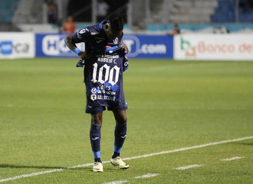Un Motagua muy errático doblega al Vida con gol de Rubilio Castillo... ¡el azul es líder solitario del Clausura 24’!