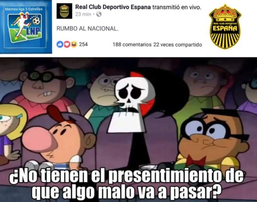 MEMES: Hacen pedazos al Real España tras perder ante Olimpia en Tegucigalpa