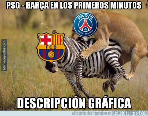 Barcelona, humillado en París por el PSG y en los memes lo crucifican