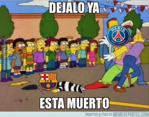 Barcelona, humillado en París por el PSG y en los memes lo crucifican