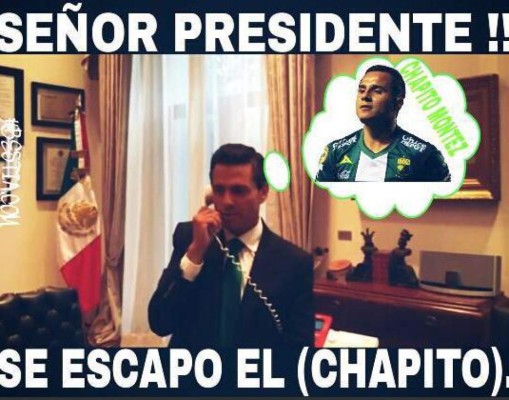 Los memes futboleros sobre la fuga del Chapo Guzmán
