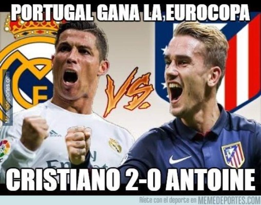 Los mejores memes que dejó la final de la Eurocopa entre Francia y Portugal