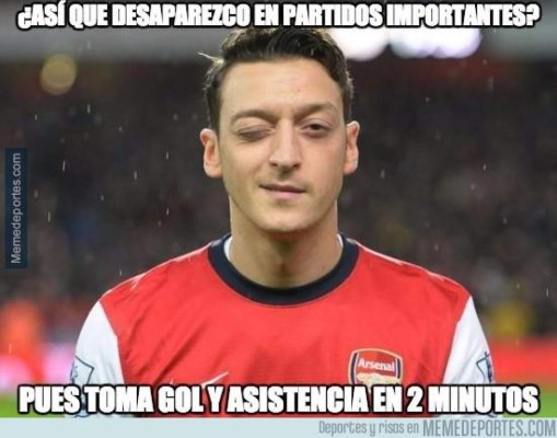 Los mejores memes que dejó el triunfo del Arsenal sobre Manchester United