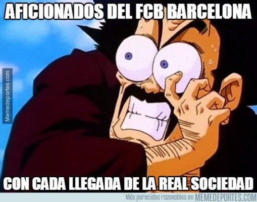 Barcelona sufre contra Real Sociedad y con los duros memes