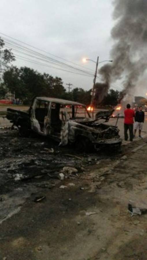 Protestas, saqueos y destrucción: Jueves caótico en Honduras