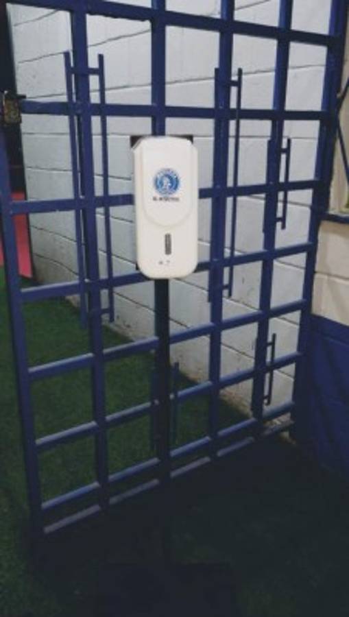 ¡Sanitización y operativos! Las imágenes previo al Motagua-Comunicaciones por Liga Concacaf