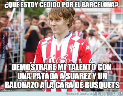 Los mejores memes del triunfo del Barcelona ante el Sporting Gijón