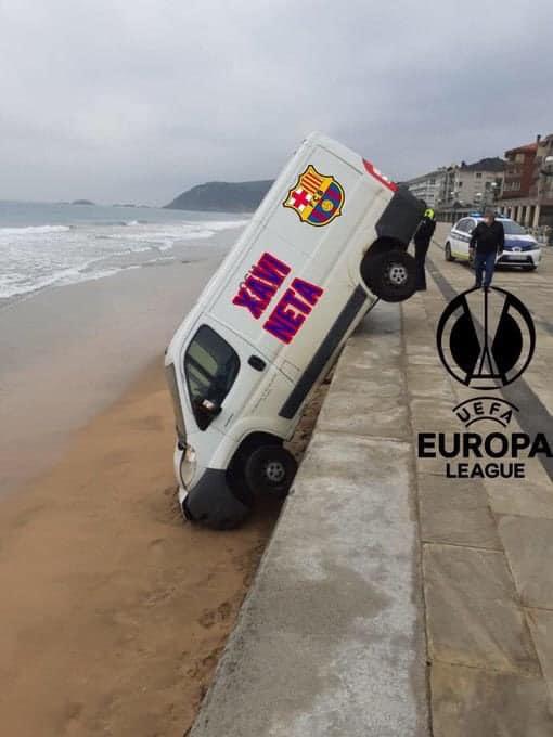 Barcelona fue eliminado de la Europa League por el Frankfurt y los memes destrozan a Xavi Hernández