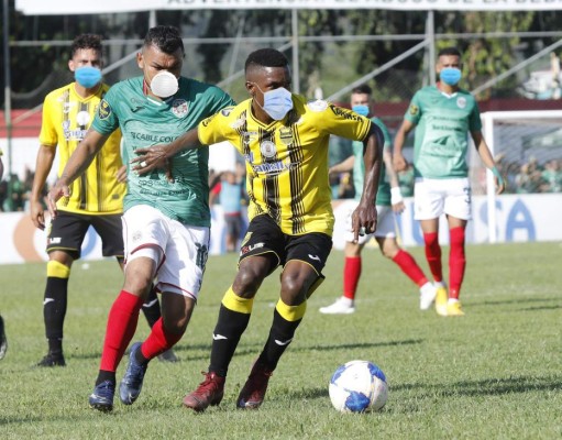 En fotos: Así serían los clásicos de Liga en Honduras con jugadores usando mascarillas