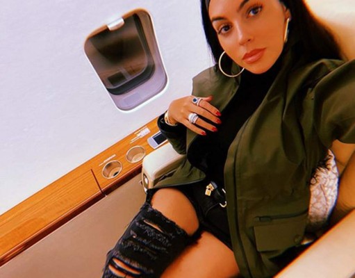 En su avión privado: Así celebró Georgina Rodríguez el hattrick de Cristiano Ronaldo con Juventus &nbsp;&nbsp;