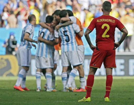 Argentina ganó 1-0 a Bélgica y está en las semifinales