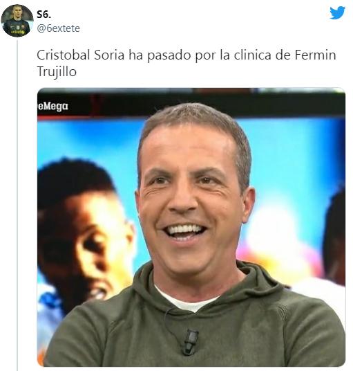 Cristiano Ronaldo y Militao son protagonistas: Los memes que hacen pedazos a Cristóbal Soria tras su operación en el rostro