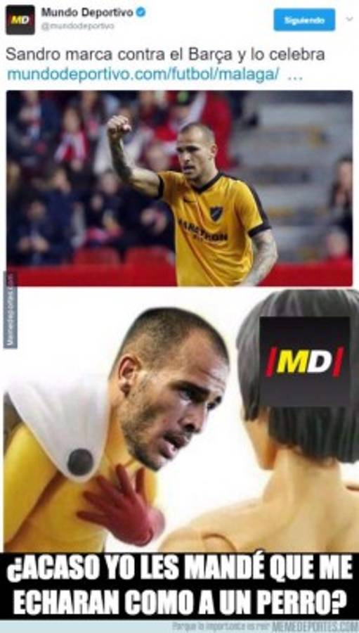 Barcelona cae ante Málaga y los memes fusilan a Leo Messi