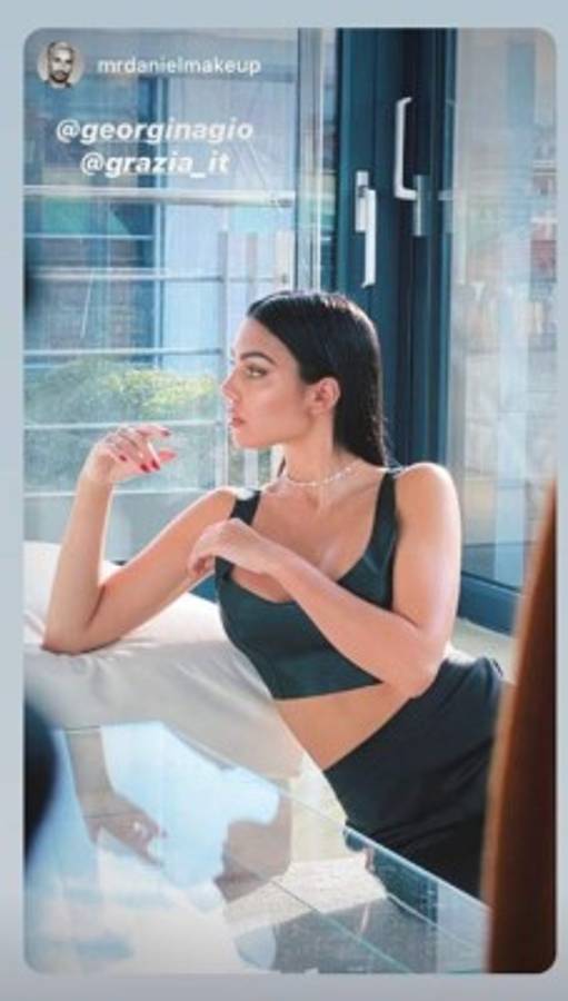 Georgina Rodríguez deslumbra en una elegante sesión de fotos para la revista italiana Grazia