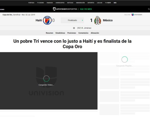 La prensa internacional tilda de 'bochornoso' el triunfo de México sobre Haití&nbsp;&nbsp;&nbsp;