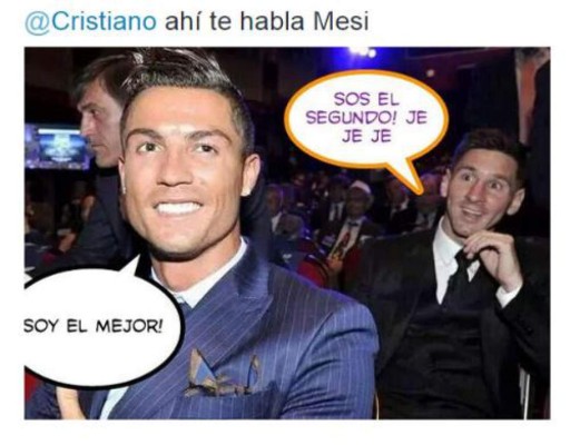 Los memes que dejó la elección del Mejor Jugador de Europa