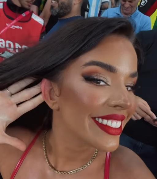 La preciosa dama compartió el video a través de una historia en sus redes sociales.