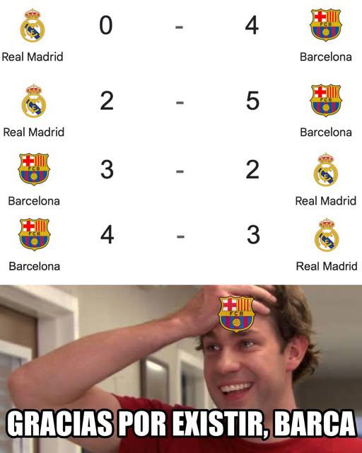 Los memes fulminan al Real Madrid: las burlas que dejó la derrota ante Barcelona en el Clásico de LaLiga