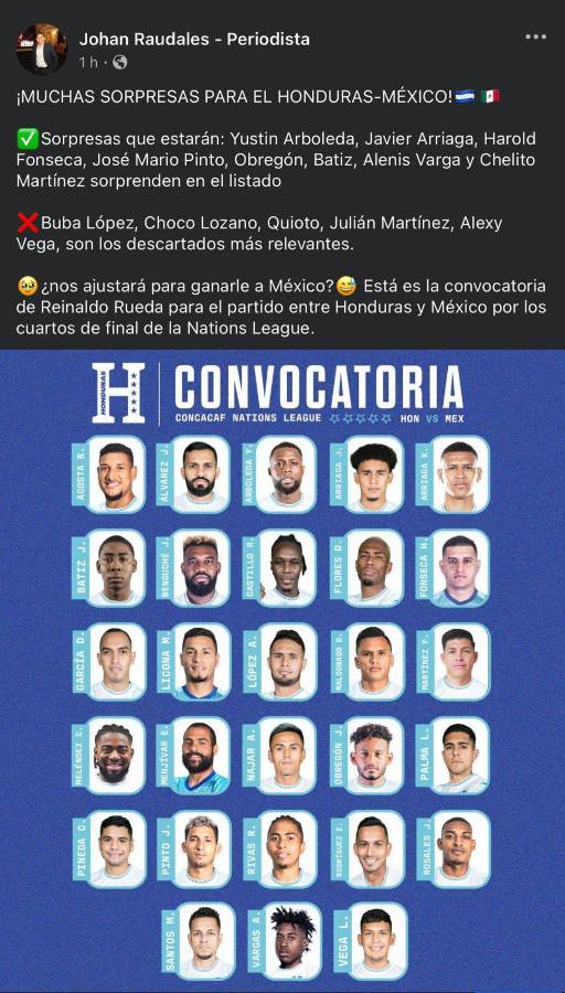 Así reaccionó la prensa a la convocatoria de Reinaldo Rueda para el Honduras-México: críticas por descartes y Quioto