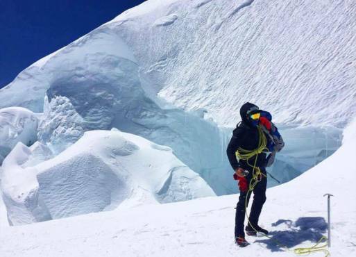 Quintero a sus 40 años ha conquistado cinco de las cumbres más altas del planeta.
