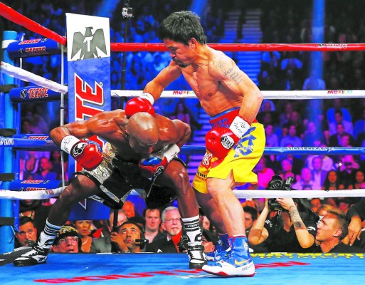 Las mejores fotos de la pelea Mayweather-Pacquiao
