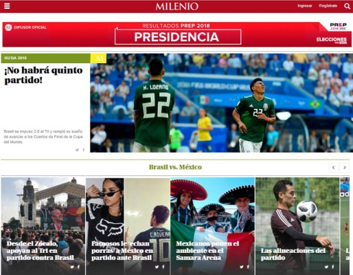 Así reaccionó la prensa mexicana tras la eliminación del Mundial: 'Sigan soñando con el quinto'