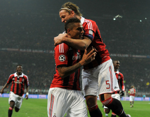 Milan venció 2-0 al Barcelona en un partido de la Champions League.