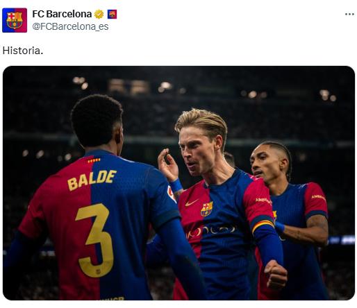 Las ‘burlas’ del Barcelona tras golear al Real Madrid en el Clásico: “Como en el patio del colegio”