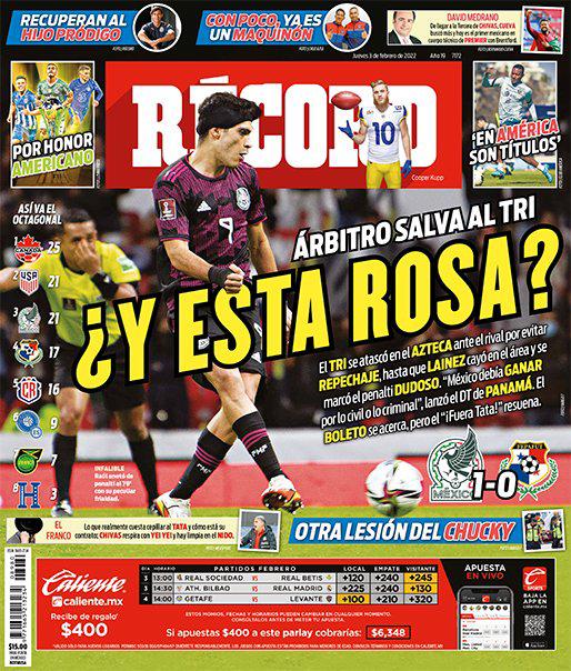 ‘‘Asalto a mano armada en el Azteca’’ y ‘‘la manita de Concacaf’’: así reacciona la prensa tras el polémico triunfo de México sobre Panamá
