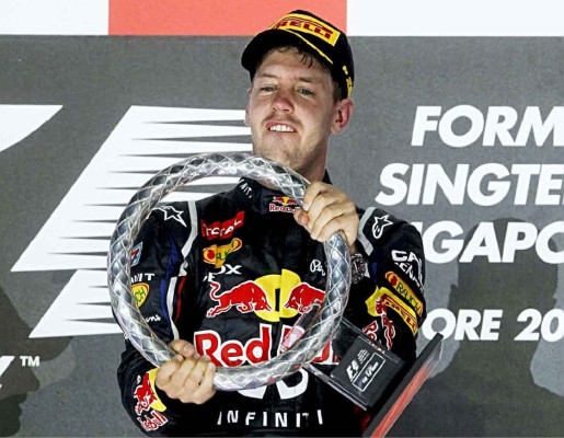 Vettel gana el Gran Premio de Fórmula Uno en Singapur