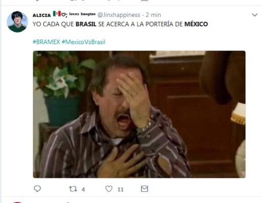 ¡Atacan a México con duros memes tras quedar fuera del Mundial ante Brasil!