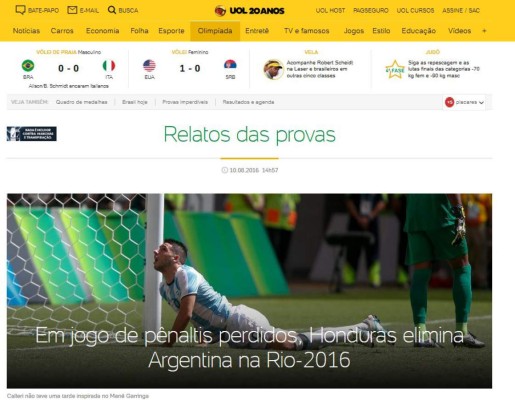 Prensa internacional se rinde a Honduras tras eliminar a Argentina