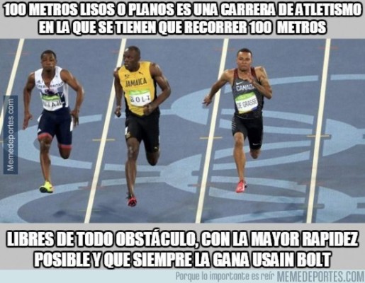 ¡Los ingeniosos memes por Usain Bolt en Juegos Olímpicos!