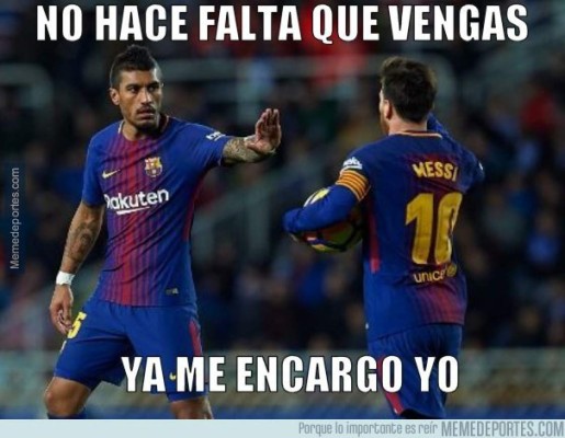 ¡Nadie se salva! Los crueles memes que dejó el triunfo del Barça ante Málaga