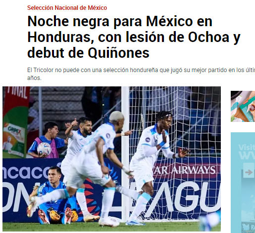 “México es exhibido”, “Papelón” y “Fue un paseo”: prensa azteca amanece frustrada por el gran triunfo de Honduras
