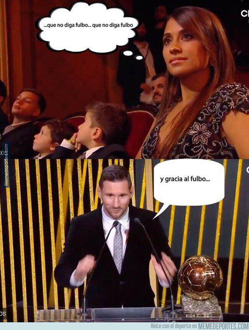 No se olvidaron de Cristiano Ronaldo: Así fueron los jocosos memes de Messi en la gala del balón de Oro 2023