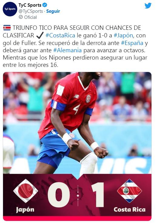 “Somos la leche de Concacaf”: La reacción de David Faitelson y la prensa tica tras el triunfo de Costa Rica ante Japón en Qatar 2022
