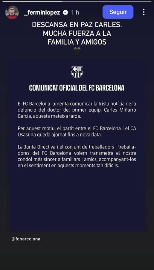 Jugadores del Barcelona, destrozados por la muerte del doctor Carles Miñarro: “aún no me lo creo”